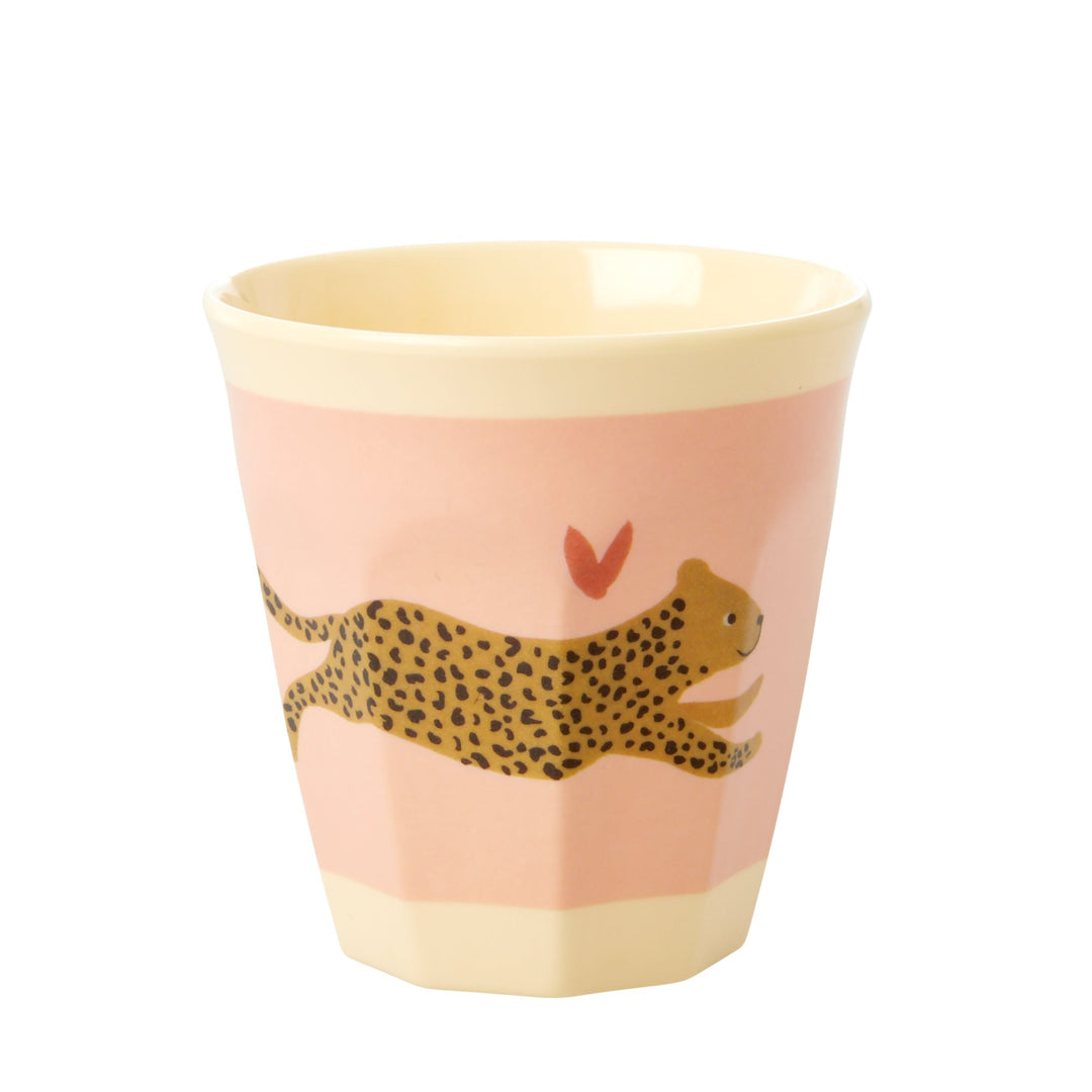 Jungle Print Melamine Kids Cups Pink