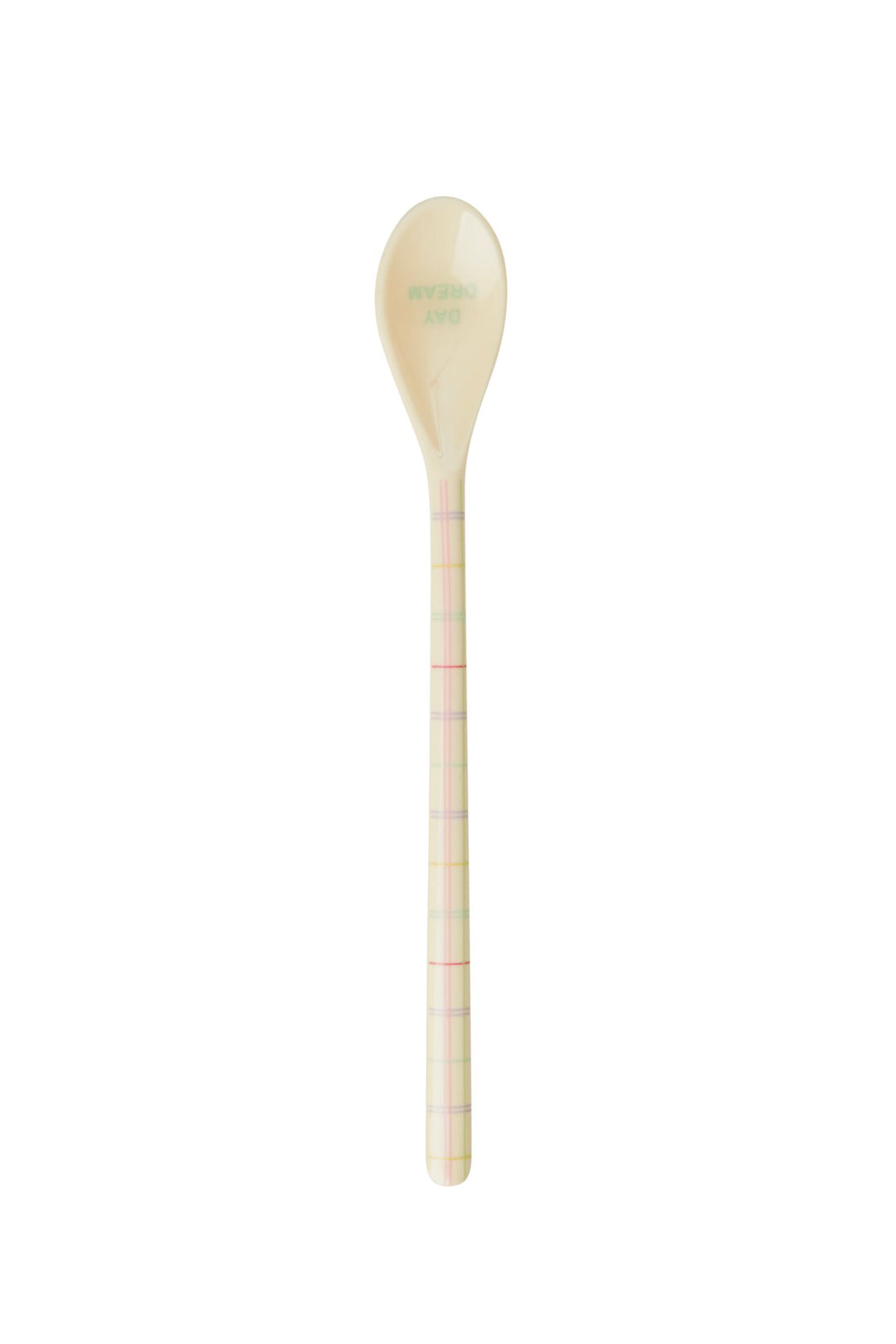 Graphic Print Melamine Latte Spoon