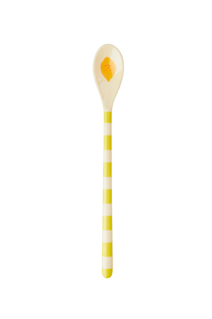 Graphic Print Melamine Latte Spoon