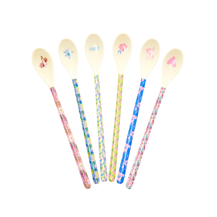 Flower Me Happy Melamine Latte Spoon