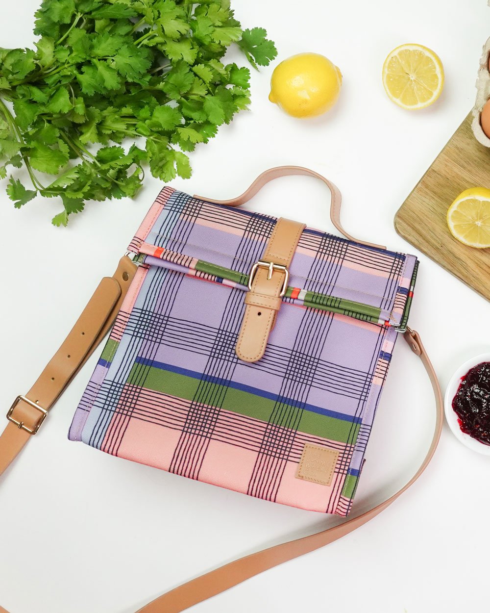 Meadow Lunch Satchel with strap
