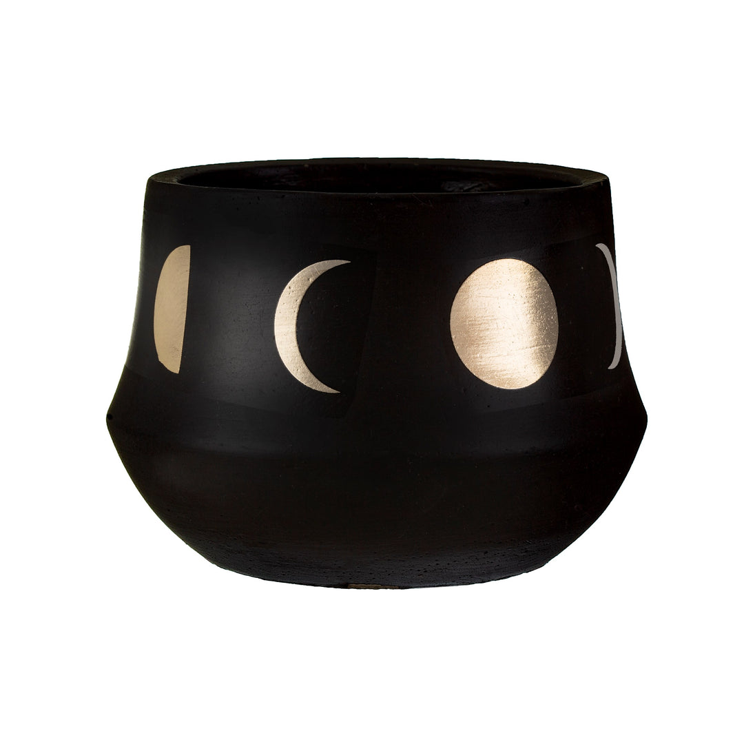 Moon Phases Black Planter, Planter, Sass & Belle - 3LittlePicks