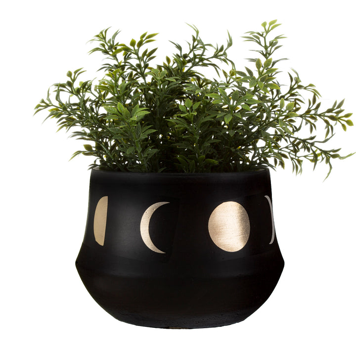 Moon Phases Black Planter, Planter, Sass & Belle - 3LittlePicks