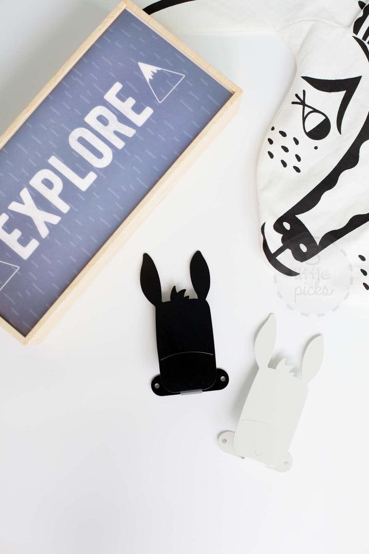 Animal Hook, Clothes Hanger, Wood Rabbit - 3LittlePicks