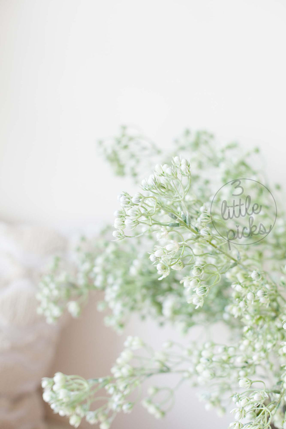 Starry Pastel Green Flowers, Decor, 3littlepicks - 3LittlePicks