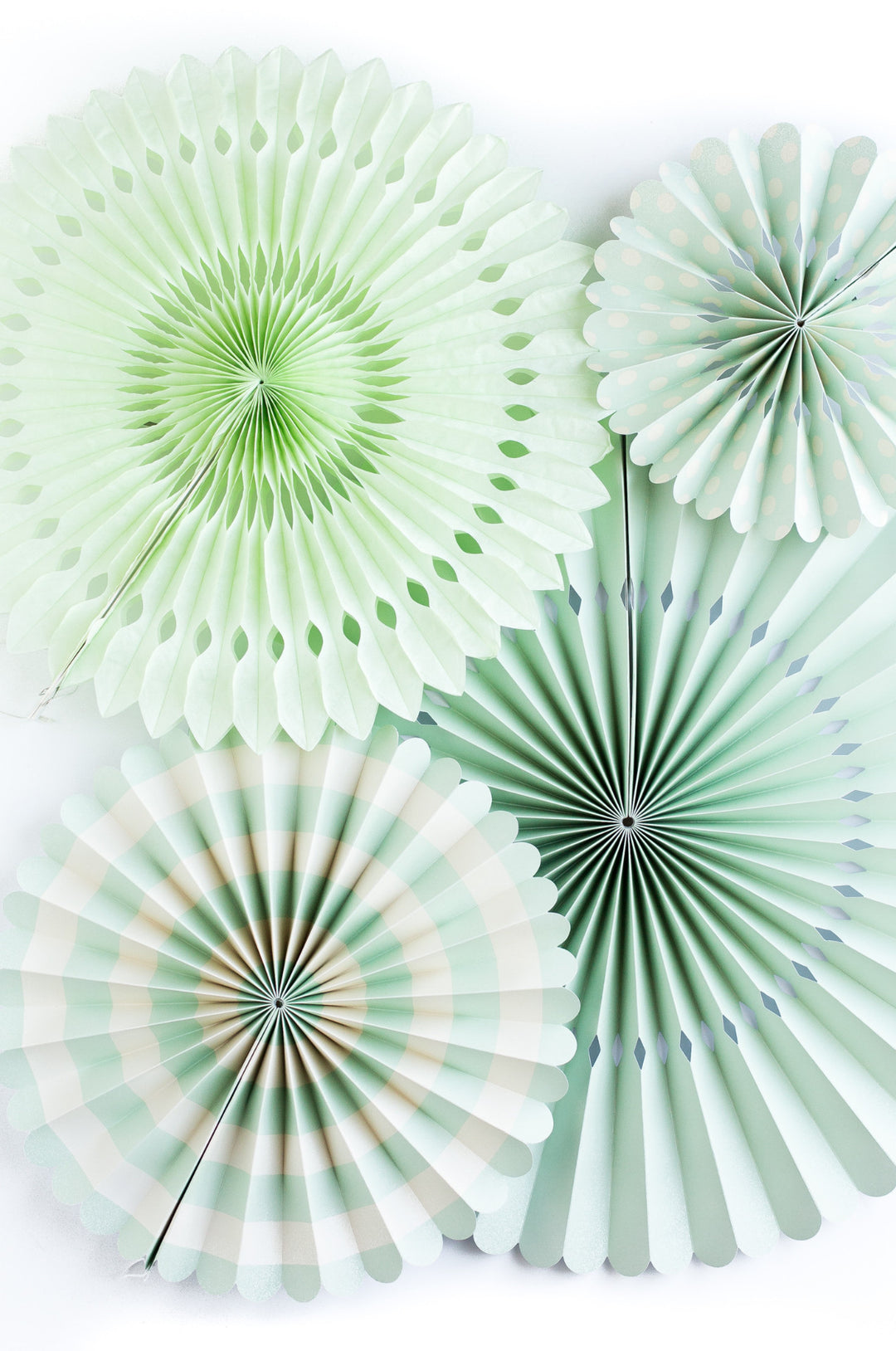 Mint Party Fans, Partyware, My Mind's Eye - 3LittlePicks