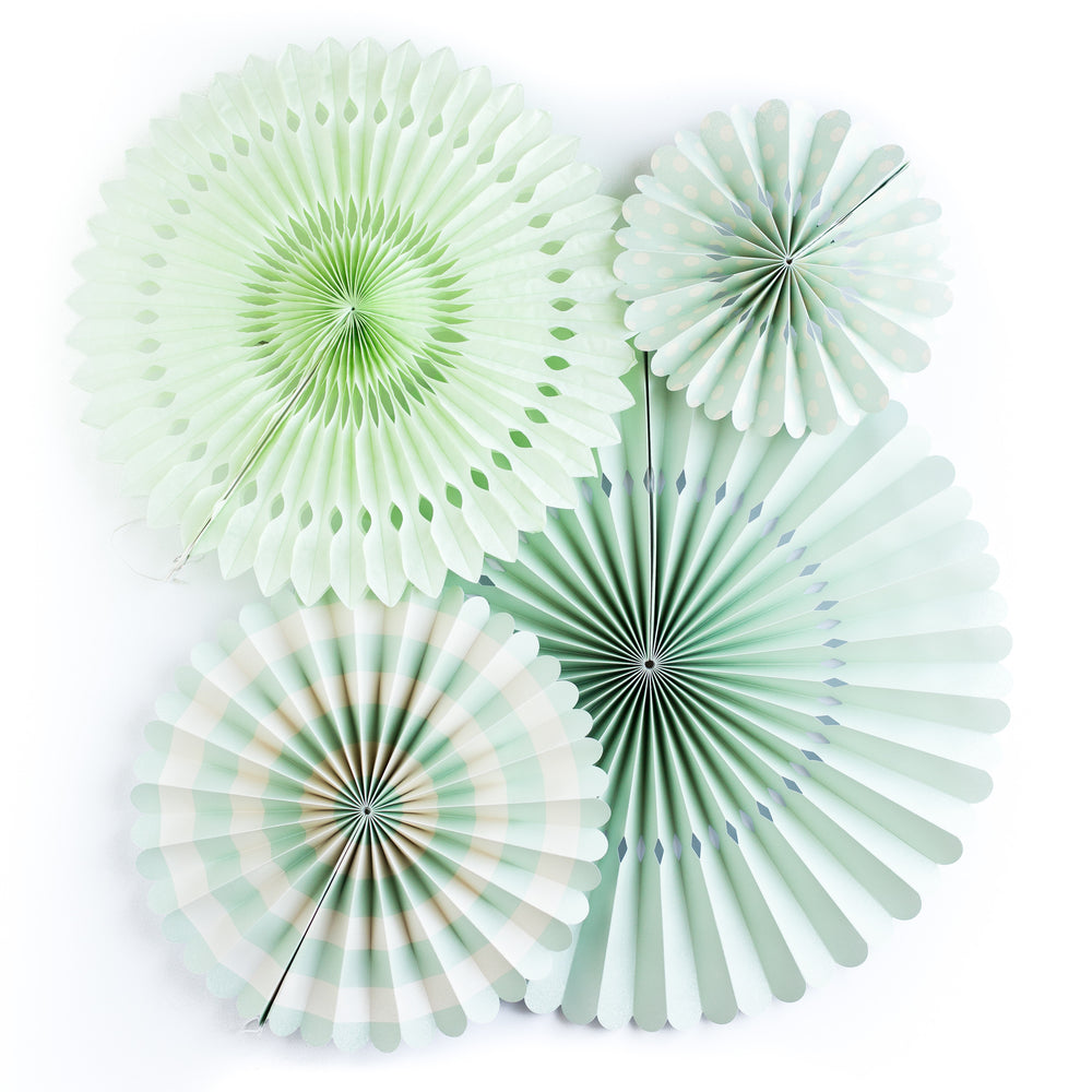 Mint Party Fans, Partyware, My Mind's Eye - 3LittlePicks