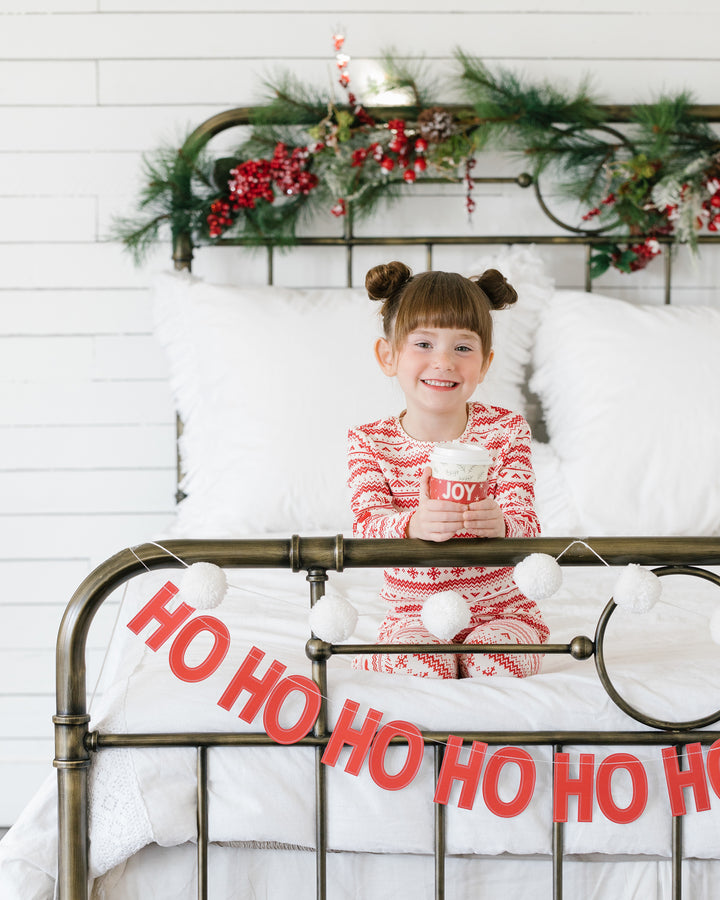 Cream Pom Pom Garland