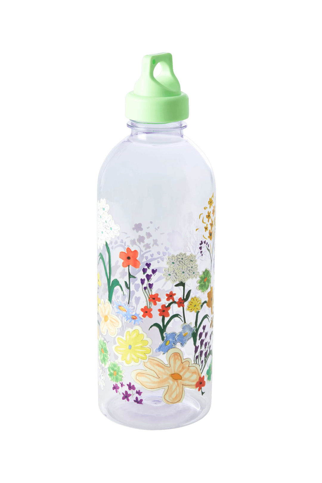 Floral Print Large Plastic Water Bottle