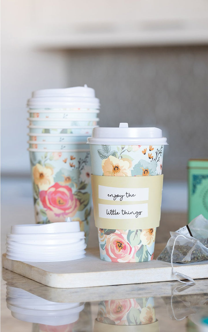 Floral To-Go Cups