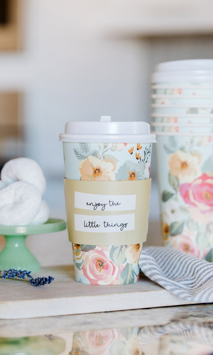 Floral To-Go Cups