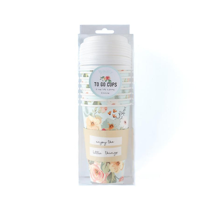 Floral To-Go Cups