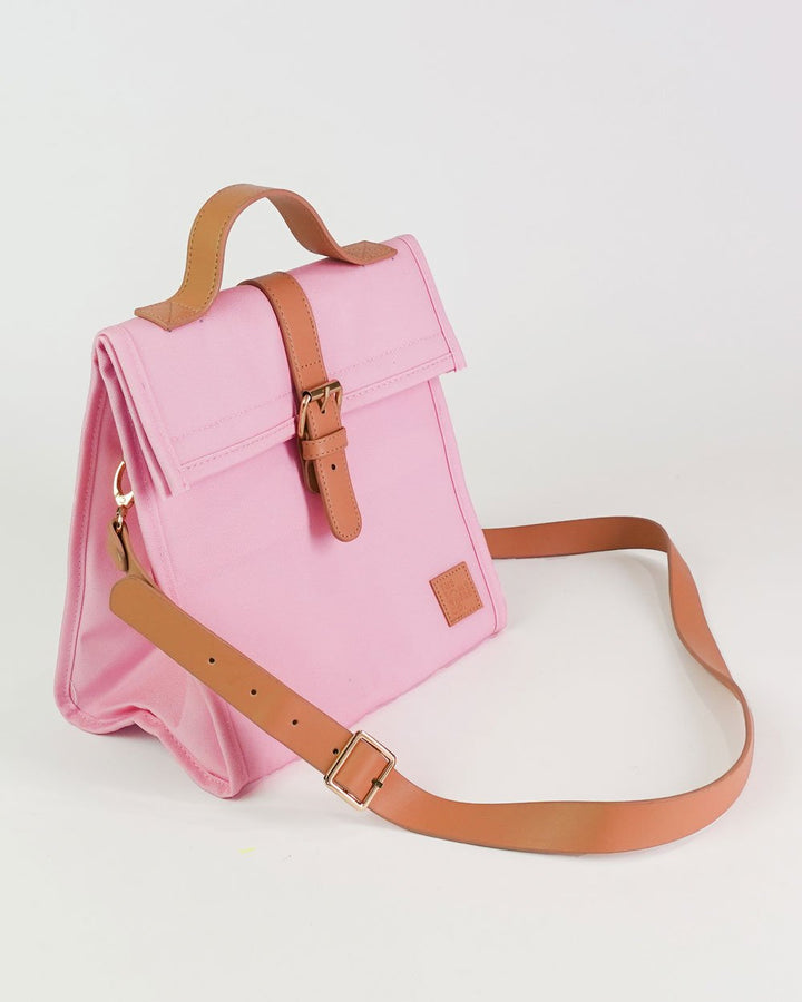 Pink Lady Lunch Satchel with Strap