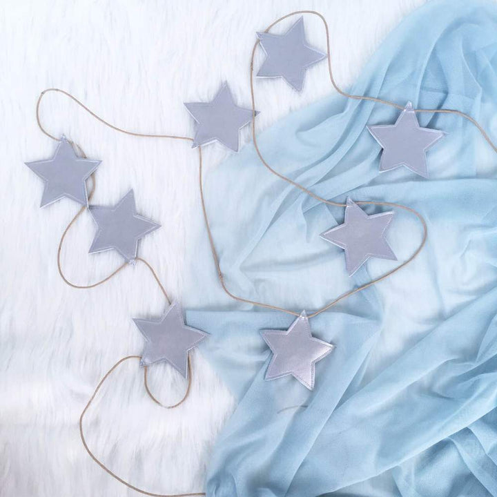 Star Garland Silver, Decor, Spinkie - 3LittlePicks