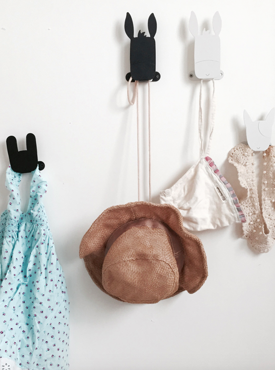 Animal Hook, Clothes Hanger, Wood Rabbit - 3LittlePicks