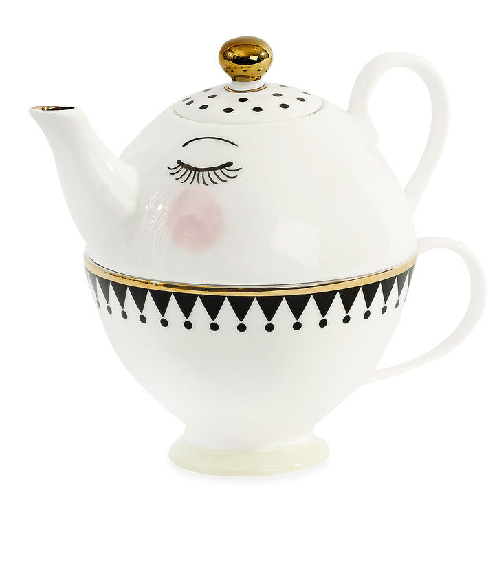 Eyes and Dots Mini Teapot Set, Drinkware, Miss Etoile - 3LittlePicks
