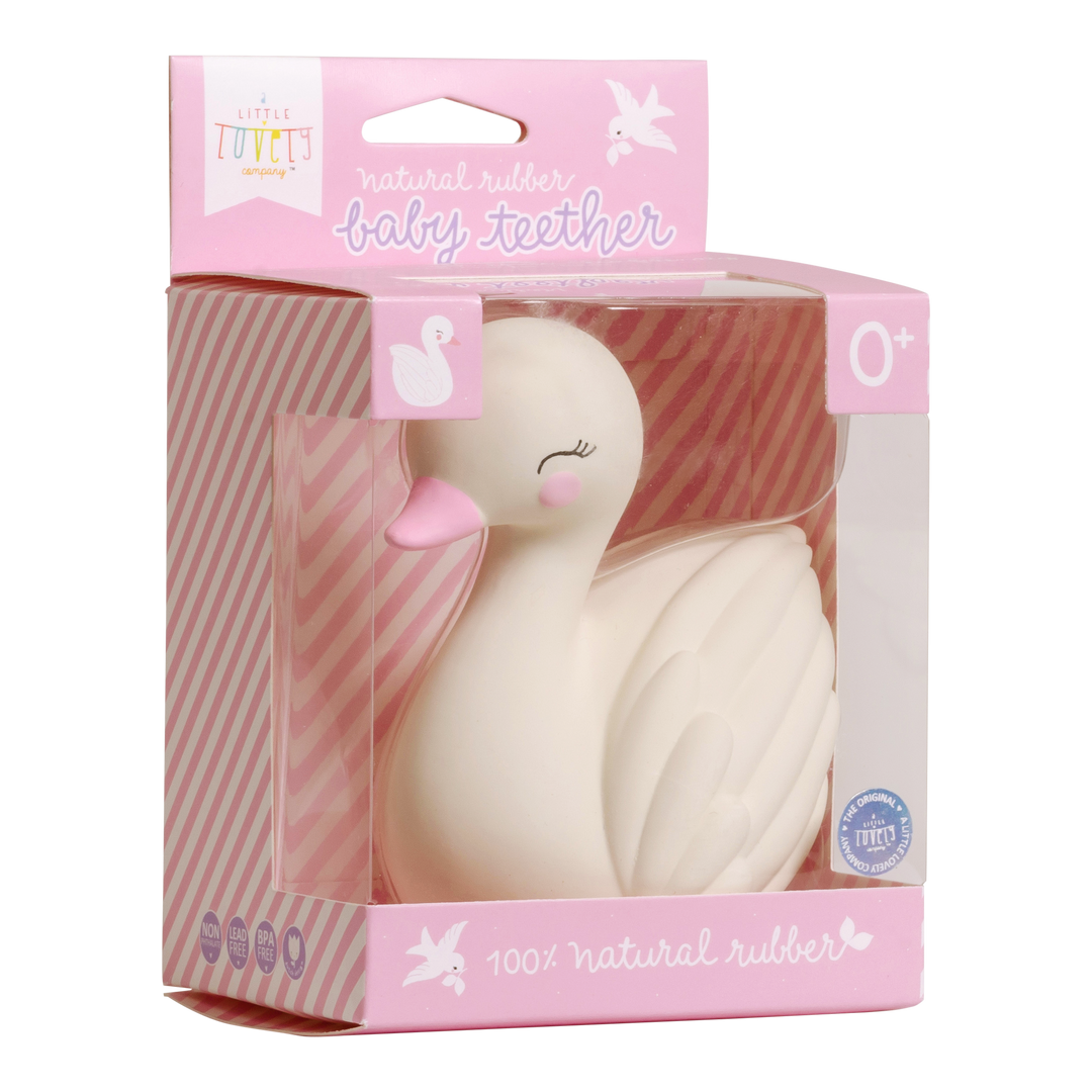 Swan Teething Toy, Toy, A Little Lovely Company - 3LittlePicks