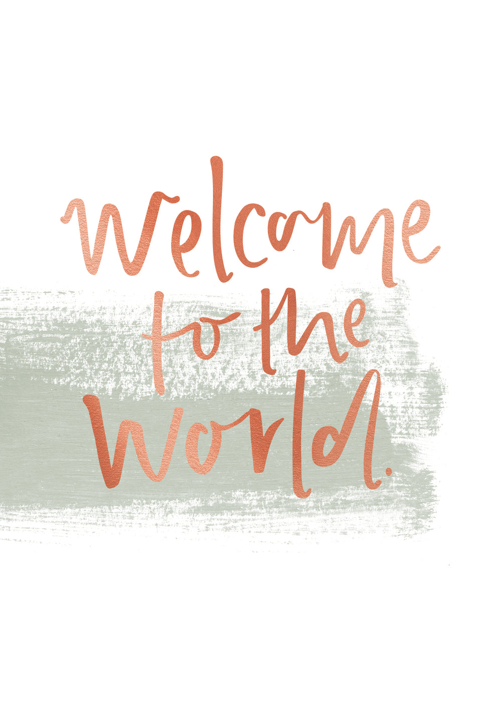 Welcome To The World, Stationery, Emma Kate Co. - 3LittlePicks