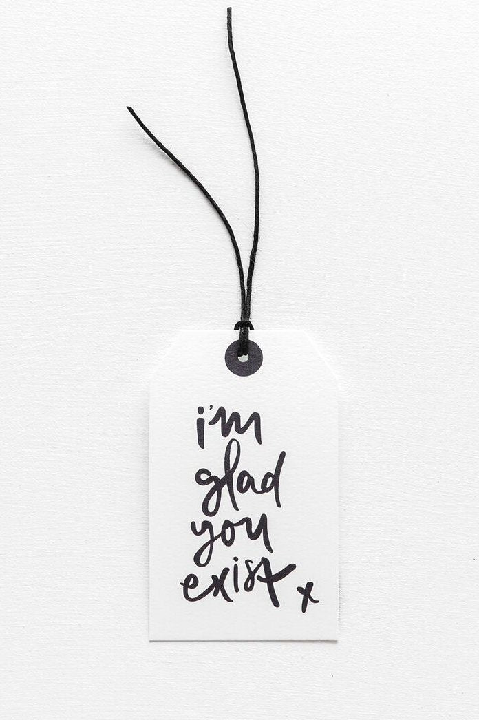 Glad You Exist Gift Tag, Stationary, Emma Kate Co. - 3LittlePicks