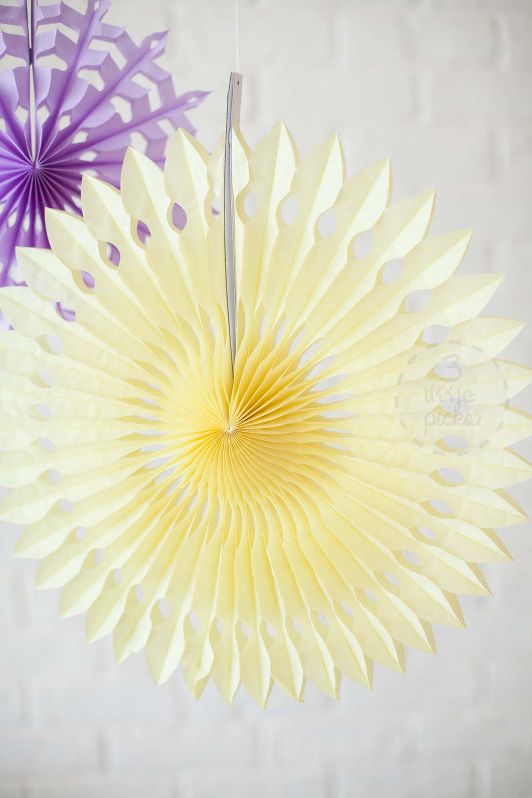 Snowflake Fan (40cm), Partyware, 3littlepicks - 3LittlePicks