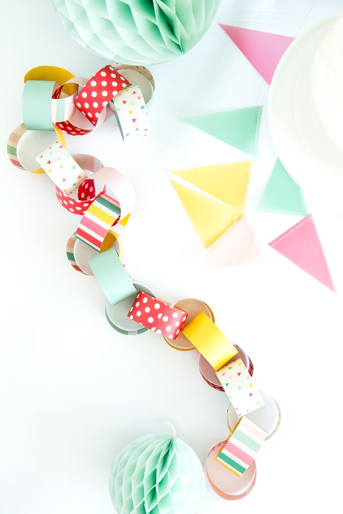 Hooray Paper Chain, Partyware, My Mind's Eye - 3LittlePicks