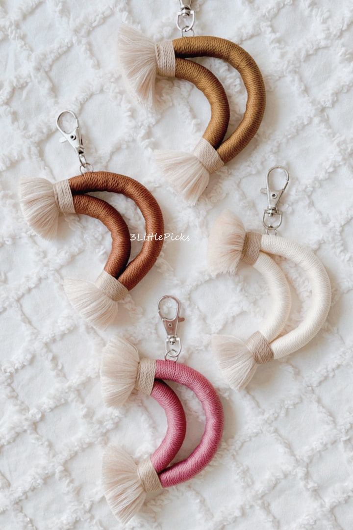 Moon Keychain Charm