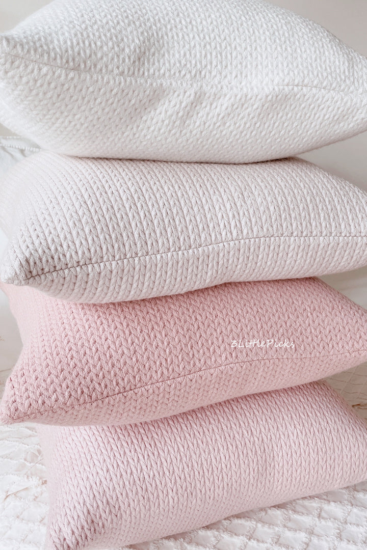Wheat Ear Knitted Cushion Covers