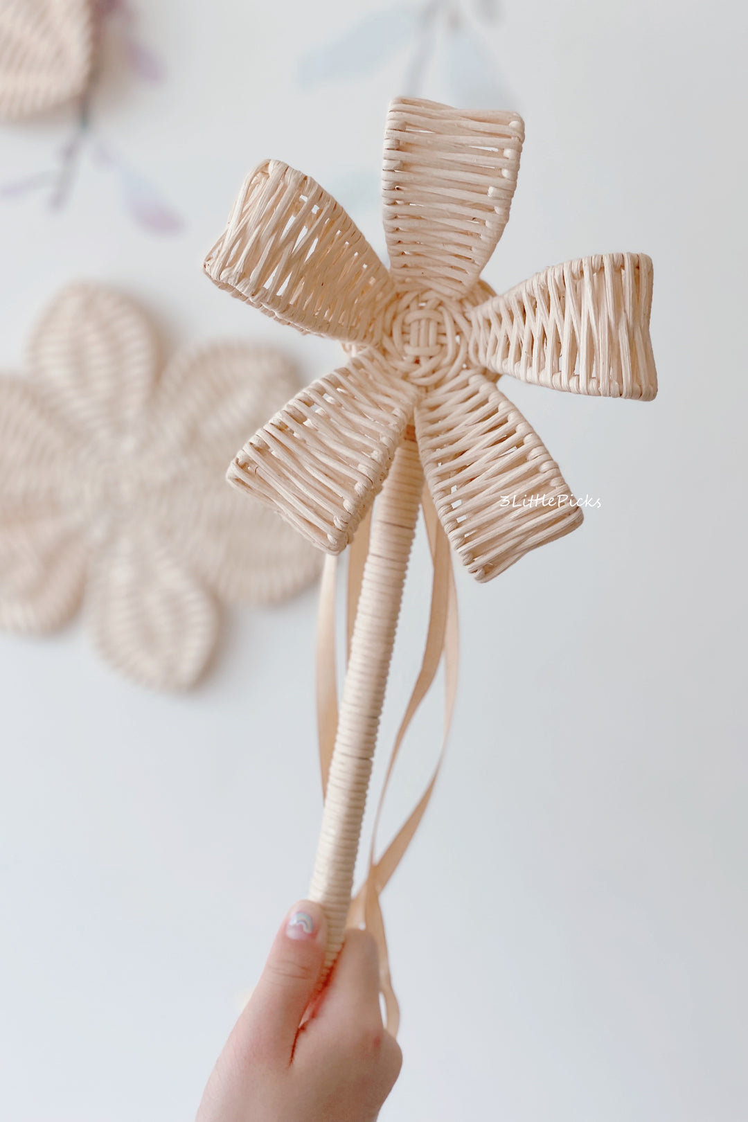 Rattan Flower Wand