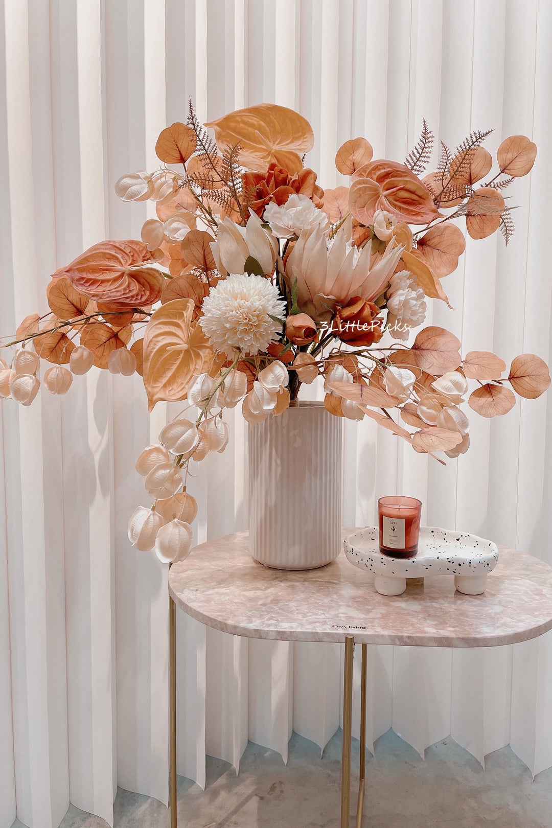 Burnt Orange and Peach Large Bouquet