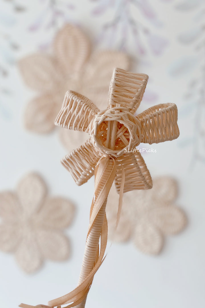 Rattan Flower Wand