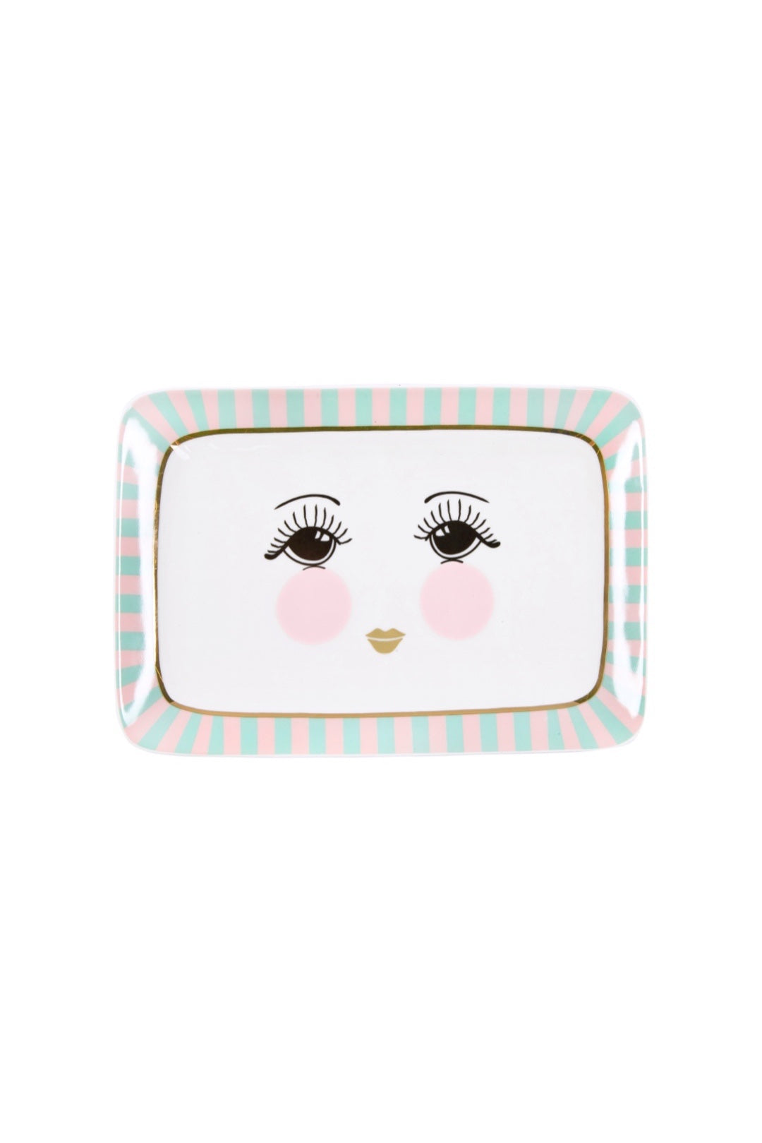 Candy Pretty Open Eyes Rectangular Plate