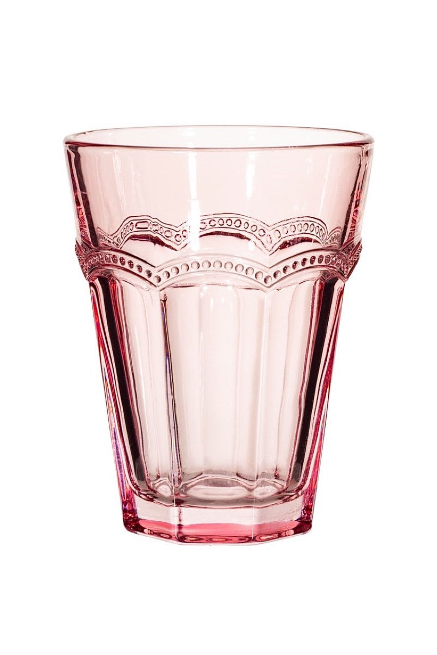 Clarisse Drinking Glass Pink