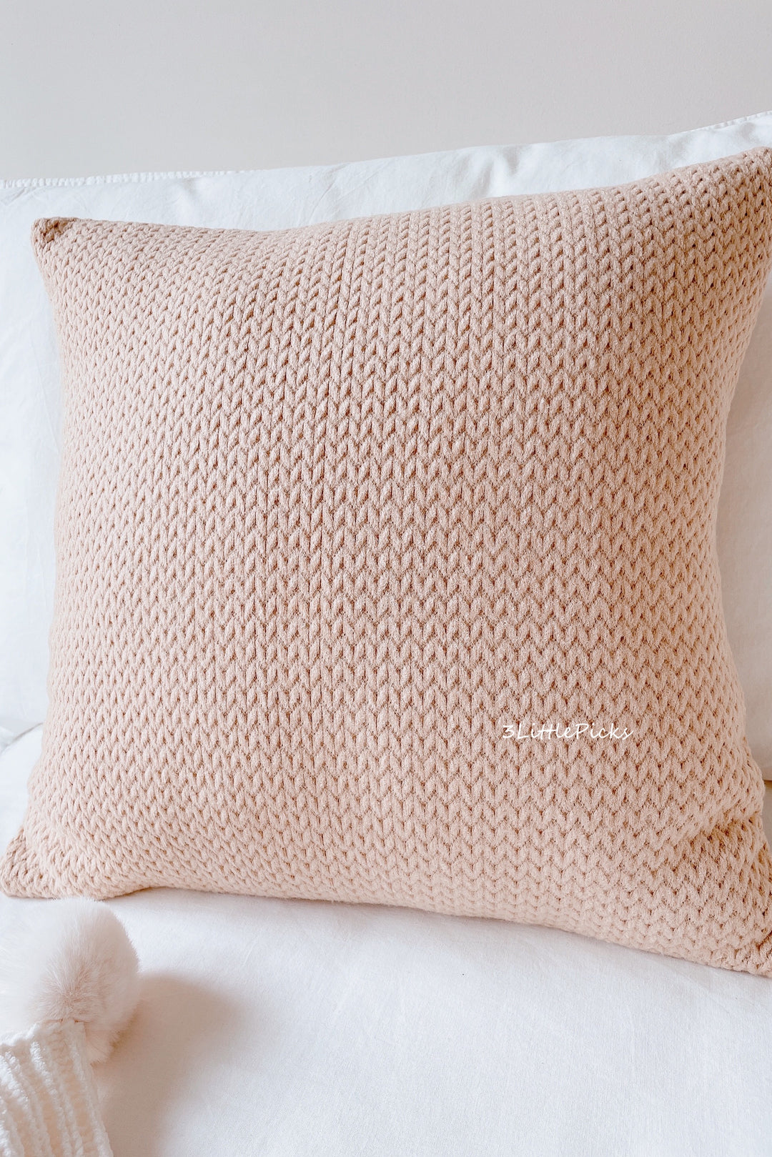 Wheat Ear Knitted Cushion Covers