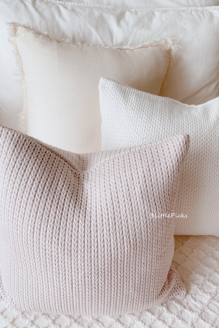 Wheat Ear Knitted Cushion Covers