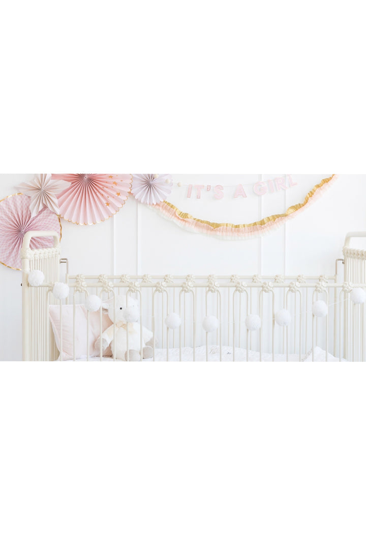 Cream Pom Pom Garland