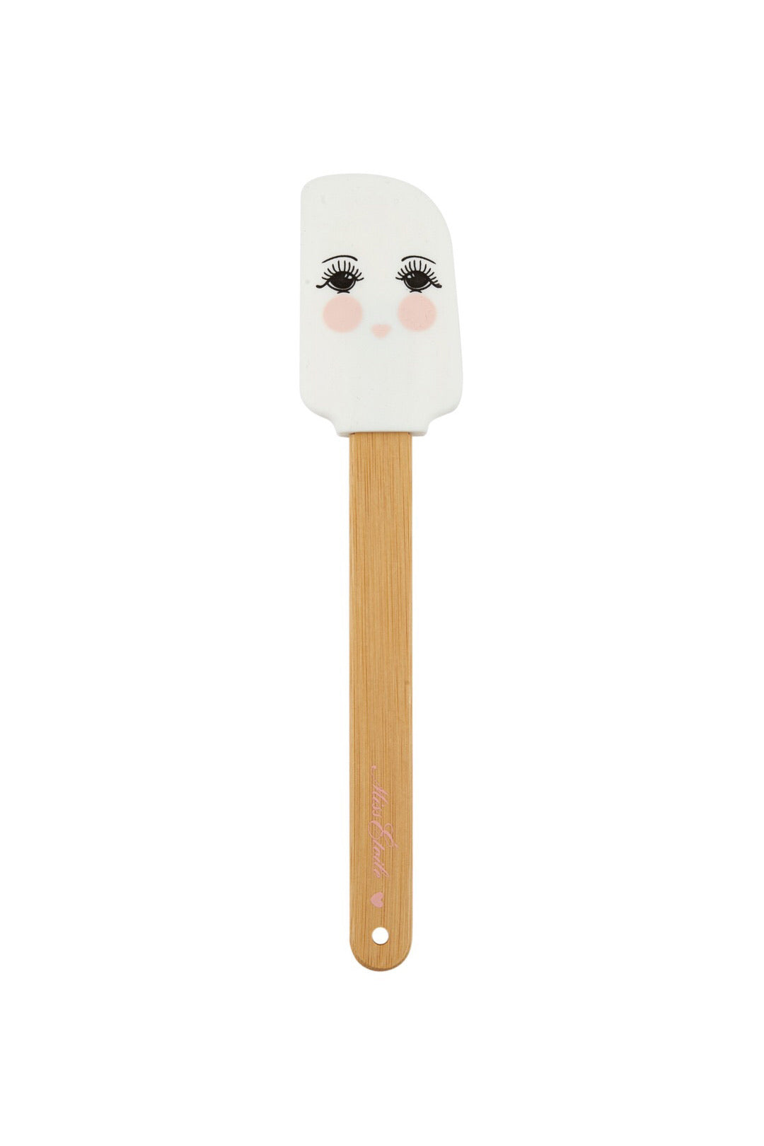 Pretty Open Eyes White Spatula