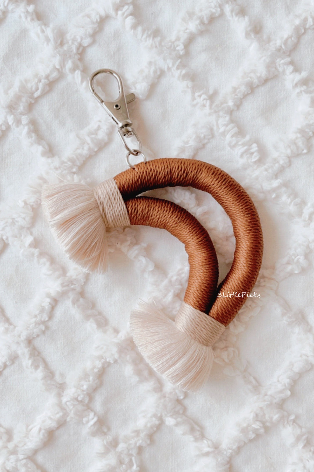 Moon Keychain Charm