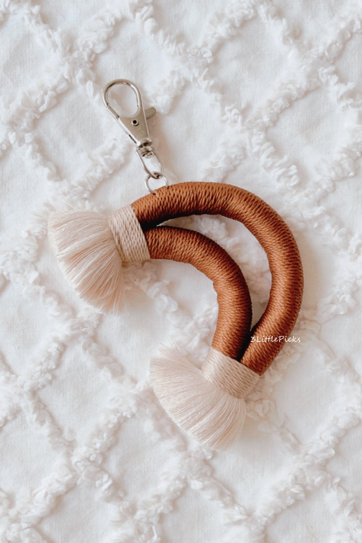 Moon Keychain Charm