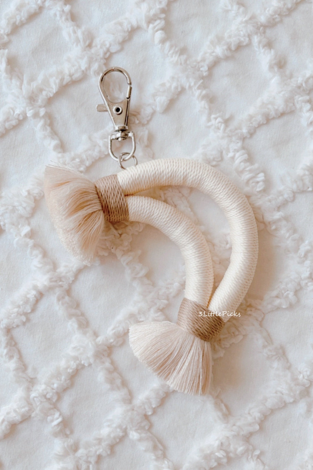 Moon Keychain Charm