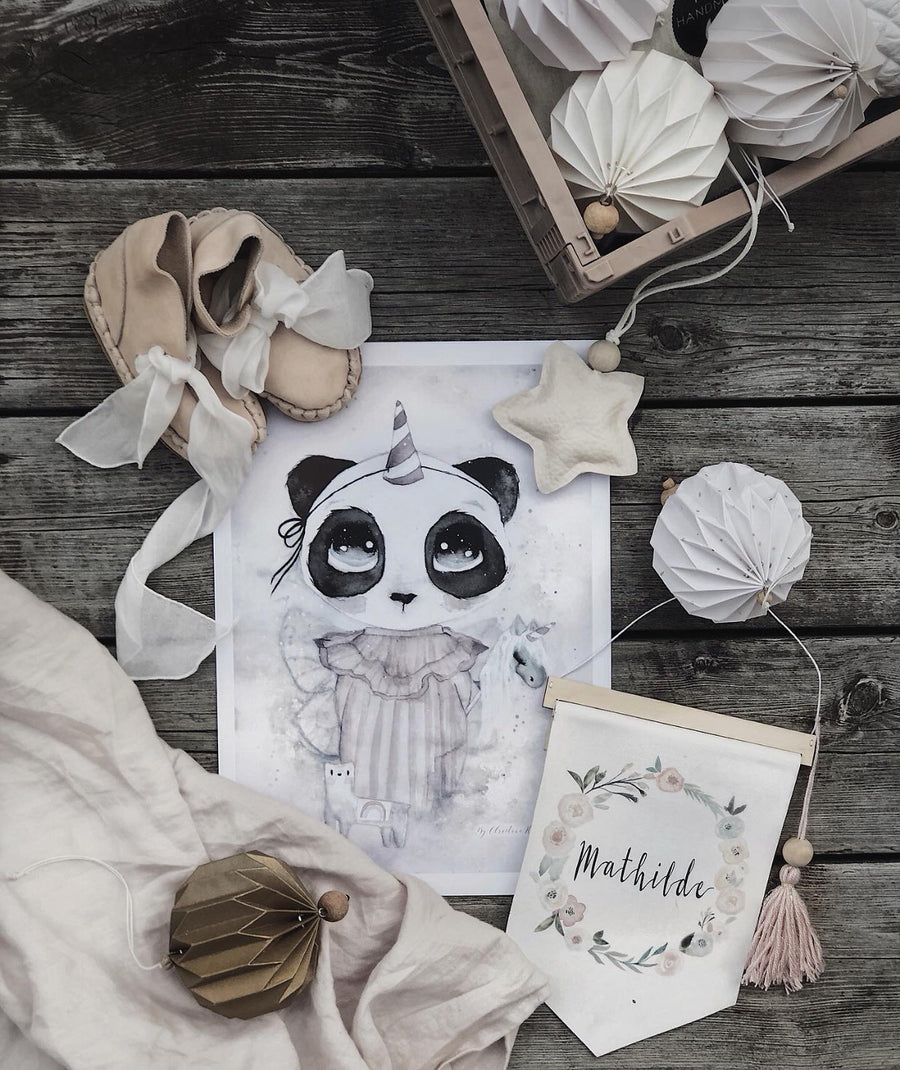 Panda Clara, Decor, By Christine Hoel - 3LittlePicks