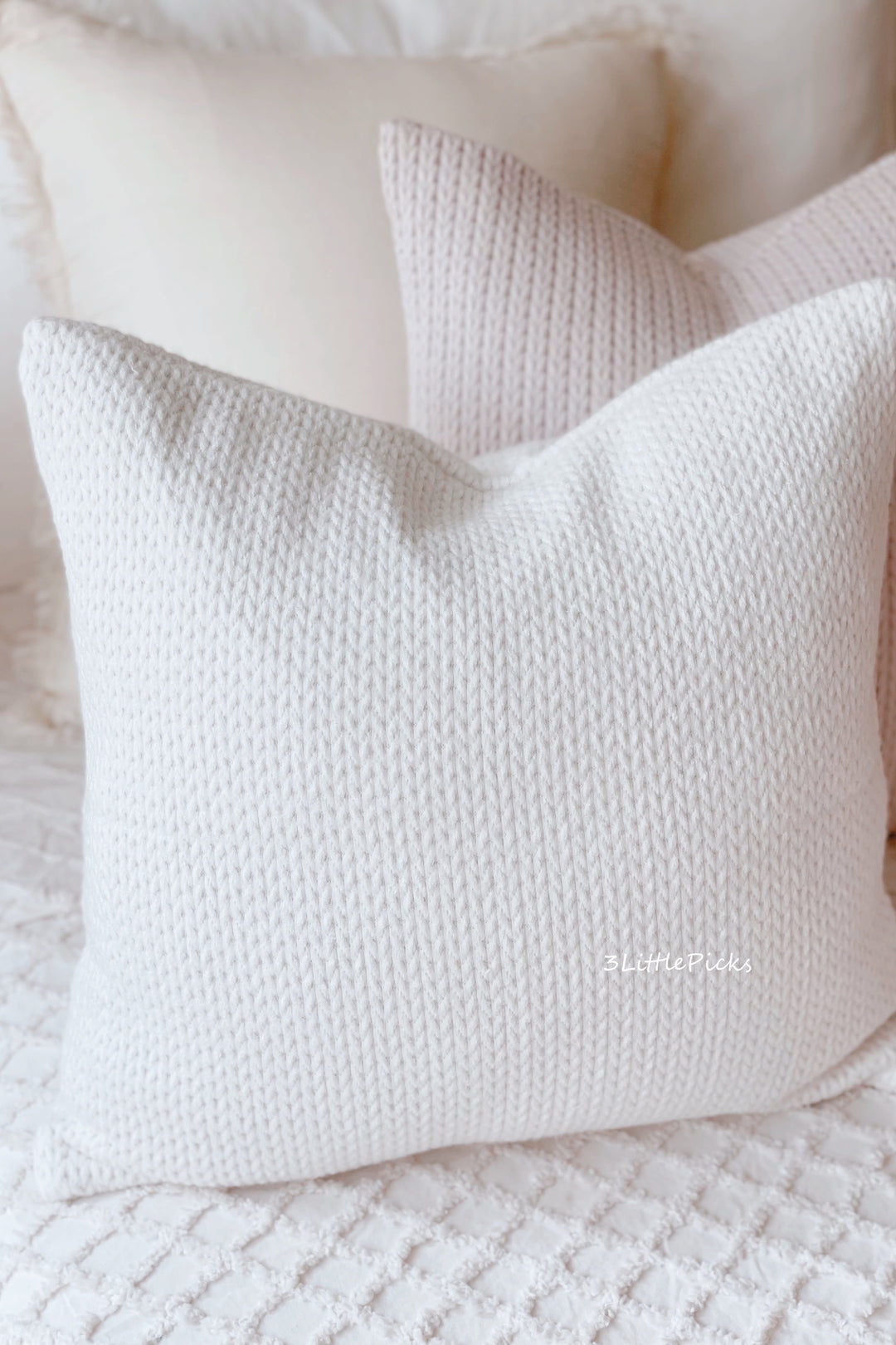 Wheat Ear Knitted Cushion Covers