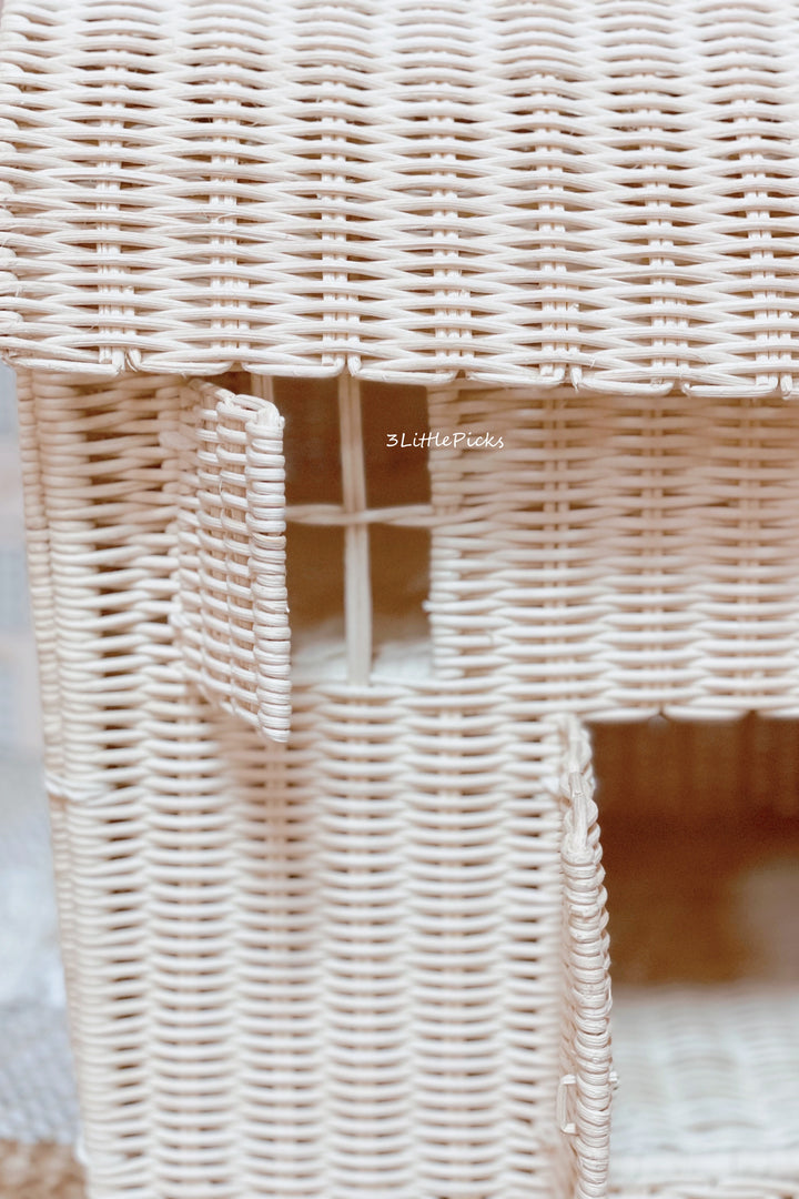 Rattan Large Dollhouse