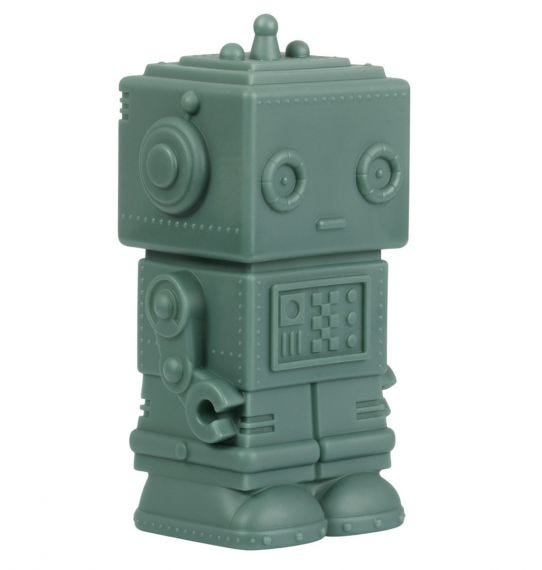 Robot Money Box dark sage