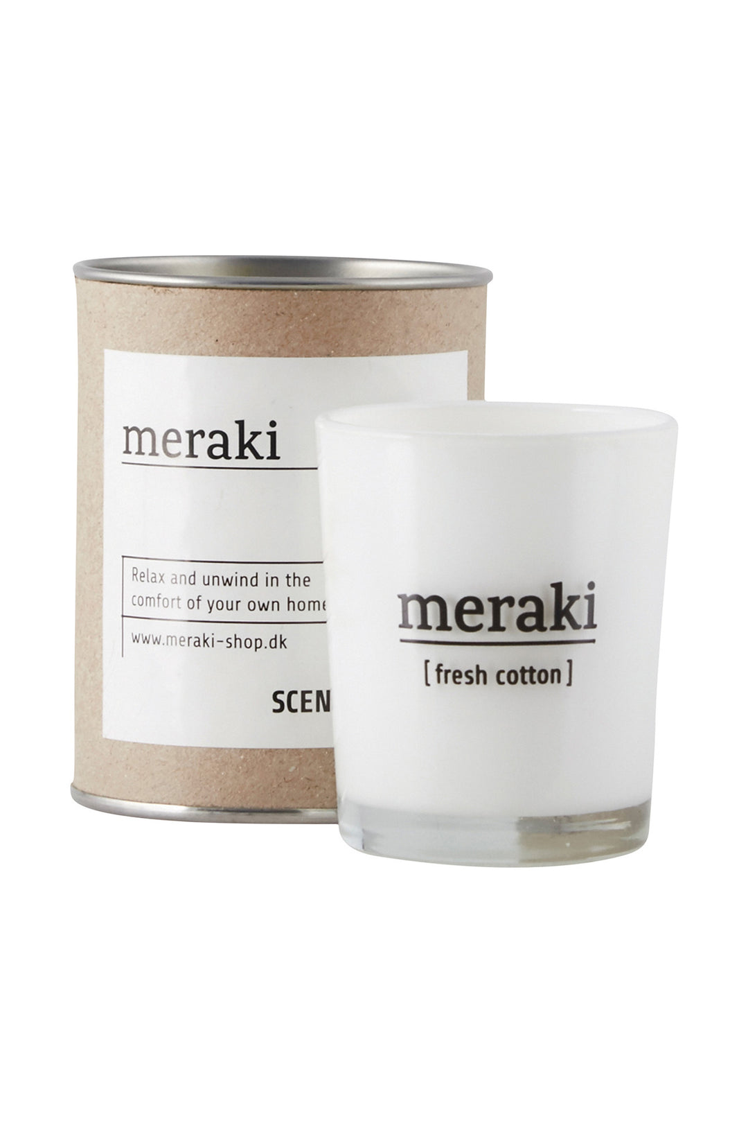 Fresh cotton scented candle, Lifestyle, Meraki - 3LittlePicks