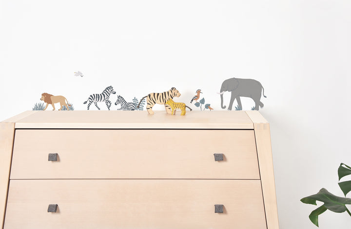 Tanzania Jungle Animals Vinyl Decal