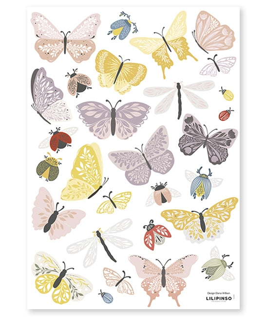 Butterflies and Insects Vinyl Decal