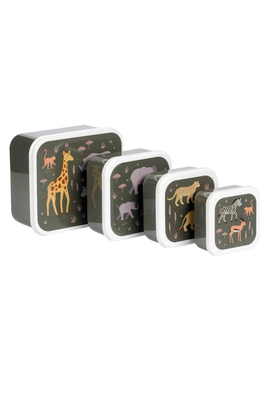 Savanna Lunch & Snack Boxes (set of 4)