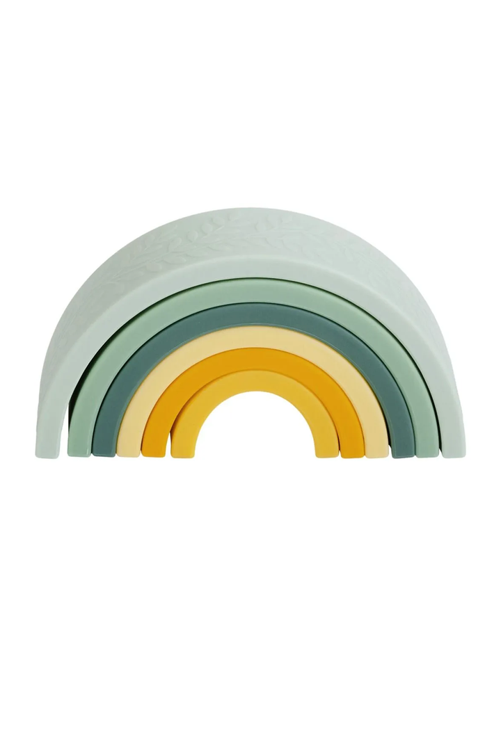 Silicone Rainbow Stacking Toy - Sage
