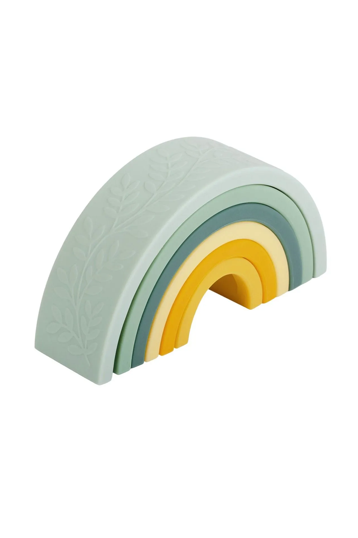 Silicone Rainbow Stacking Toy - Sage