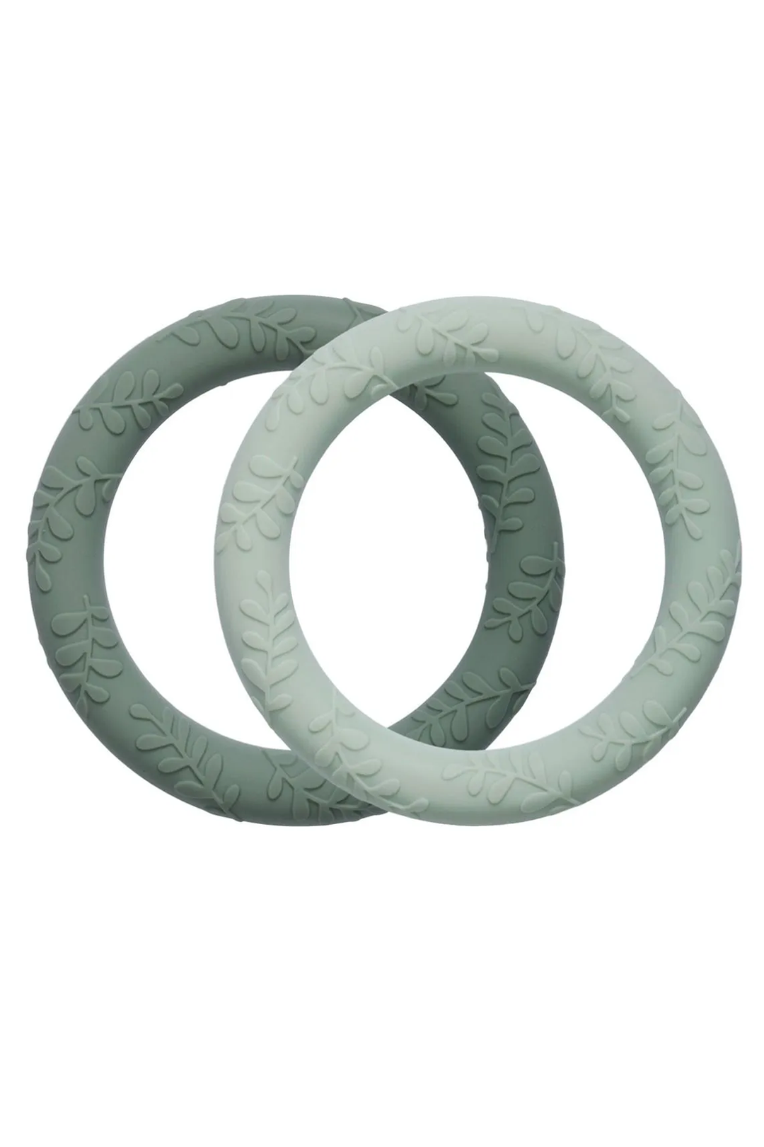 Classic Sage Cream Silicone Teether